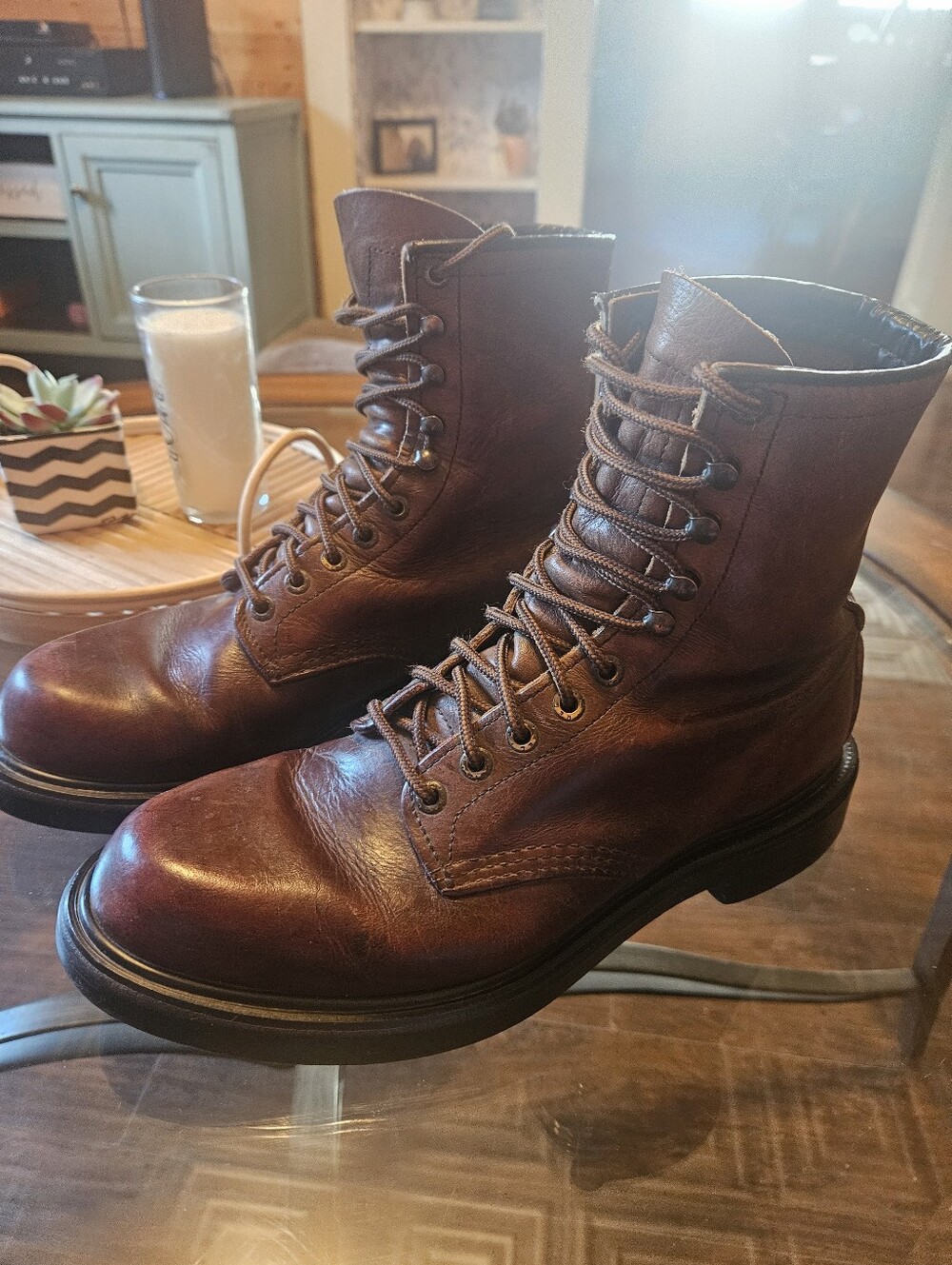 Red Wing 953 Supersole 8" Soft Toe Boot Mens Size 8.5 D Reg Width- No Box